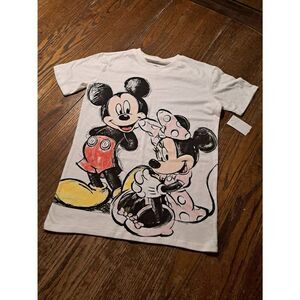 Disney Mickey Mouse Brave Tee XXS New with Tags Short Sleeve Crew Neck Shirt Top